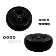 DURAFORCE 2Pcs 11x4.00-5 Tire & Wheel 3/4" Axle Hole For Zero Turn Lawn Mower Smooth Tread