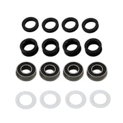 DURAFORCE 2Pcs 11x4.00-5 Tire & Wheel 3/4" Axle Hole For Zero Turn Lawn Mower Smooth Tread