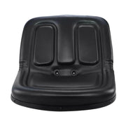 DURAFORCE TM333BL Universal Replacement Black High-Back Lawn Mower Tractor Seat