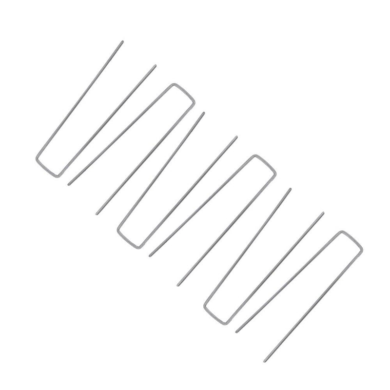 DURAFORCE 6" 11 Gauge 1000 Pack Landscape Staples Garden Stakes Galvanized Sod Staples