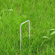 DURAFORCE 6" 11 Gauge 1000 Pack Landscape Staples Garden Stakes Galvanized Sod Staples