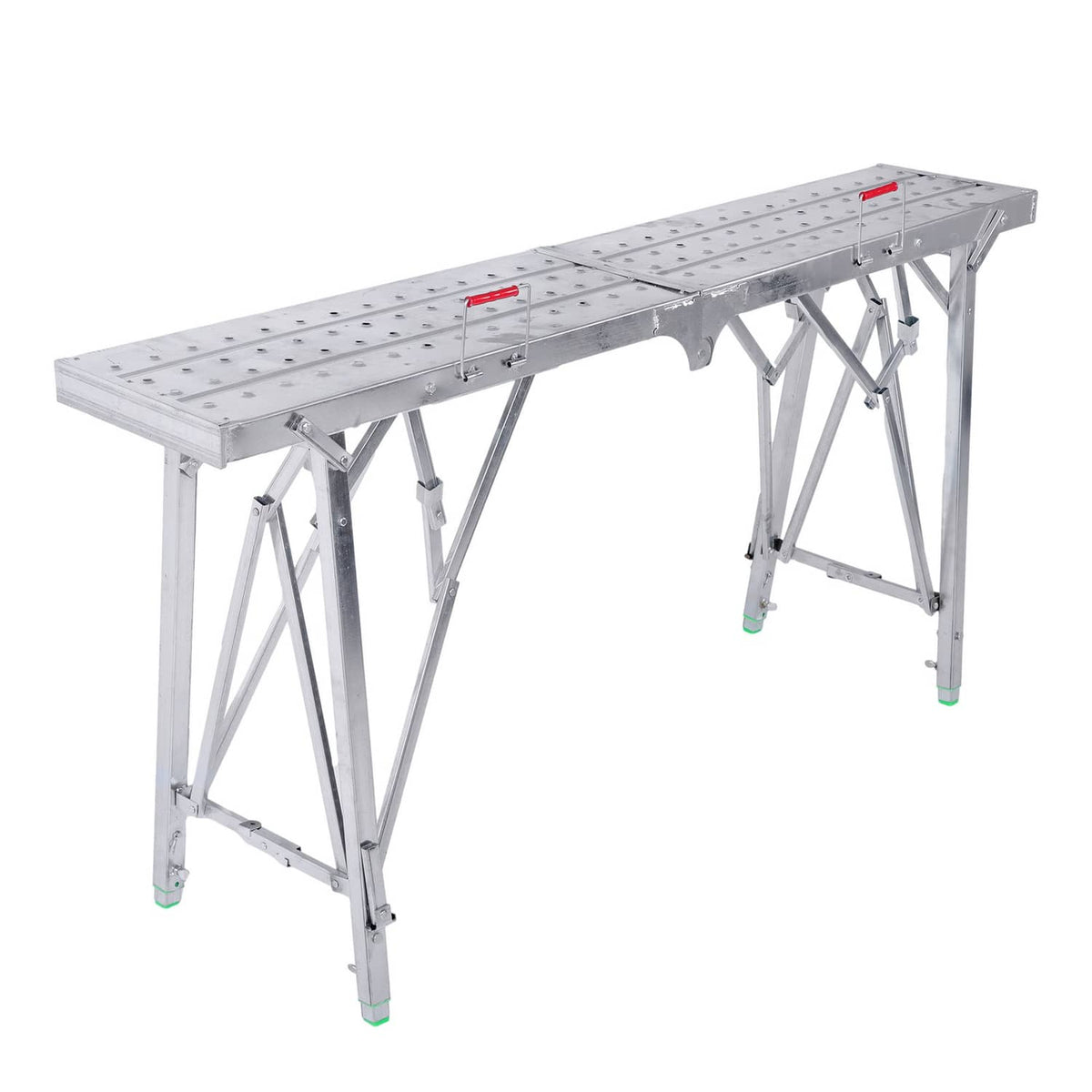 Aluminum Alloy 1.6m Folding Ladder - Versatile Portable Scaffold Platf ...