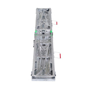 DURAFORCE Aluminum Alloy 1.6m Folding Ladder - Versatile Portable Scaffold Platform