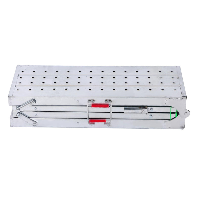 DURAFORCE Aluminum Alloy 1.6m Folding Ladder - Versatile Portable Scaffold Platform
