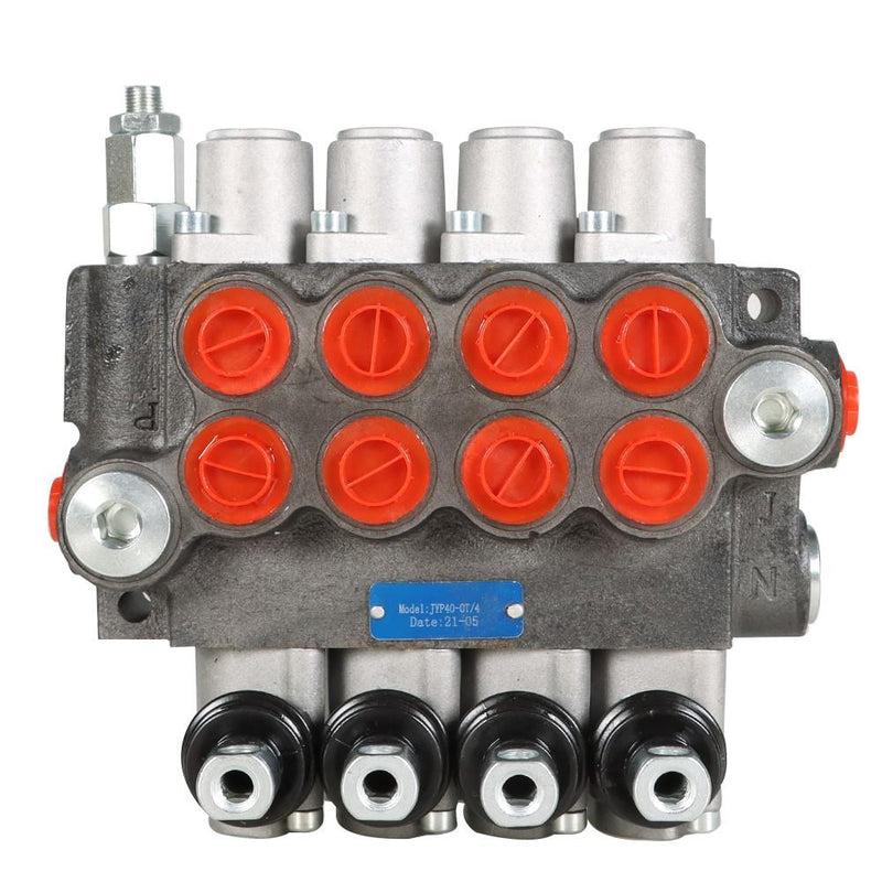 DURAFORCE 4 Spool BSPP 11 GPM Hydraulic Directional Control Valve Double Acting Cylinder