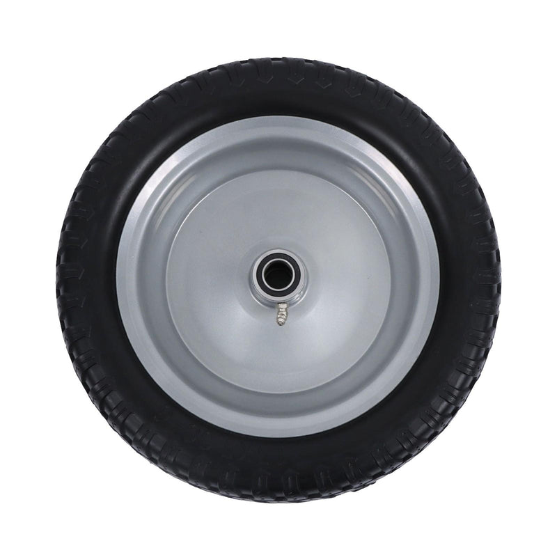 DURAFORCE 2-Pack 13X5.00-6 Tire & Wheel Flat Free 3.4' Axle Hole For Lawn Mower Solid Tire
