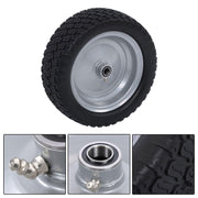 DURAFORCE 2-Pack 13X5.00-6 Tire & Wheel Flat Free 3.4' Axle Hole For Lawn Mower Solid Tire