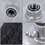DURAFORCE 2-Pack 13X5.00-6 Tire & Wheel Flat Free 3.4' Axle Hole For Lawn Mower Solid Tire