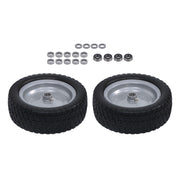 DURAFORCE 2-Pack 13X5.00-6 Tire & Wheel Flat Free 3.4' Axle Hole For Lawn Mower Solid Tire