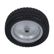 DURAFORCE 2-Pack 13X5.00-6 Tire & Wheel Flat Free 3.4' Axle Hole For Lawn Mower Solid Tire