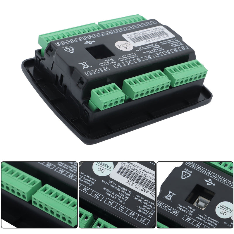 DURAFORCE Controller Generator DSE4520 LCD Screen 3‑Phase Mains Detection Control Board