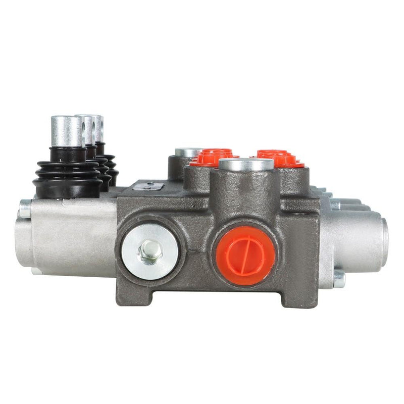 DURAFORCE Hydraulic Directional 3 Spool P40 Control Valve, Manual Operate, 13GPM BSPP