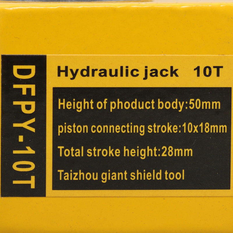 DURAFORCE Mini Portable Hydraulic Ram Jack 10Ton Hydraulic Cylinder 1" Stroke Lifting