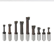 DURAFORCE 9 Pcs Shank Boring Bar Sets Boring Head 2"(7/8-20) With MT2 Shank 3/8-16 1/2"