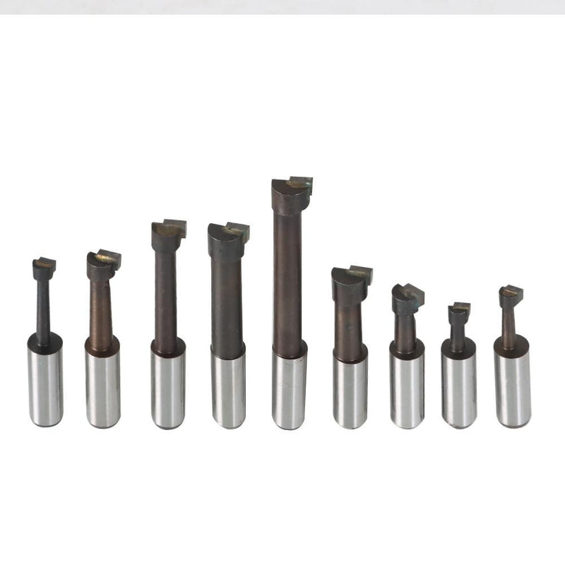 DURAFORCE 9 Pcs Shank Boring Bar Sets Boring Head 2"(7/8-20) With MT2 Shank 3/8-16 1/2"