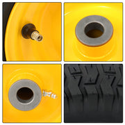 DURAFORCE 15x6.00-6" Turf Saver Tire & Wheel 2 Pcs For Lawn Garden Mower Inflatable Wheel