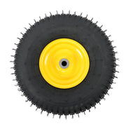 DURAFORCE 15x6.00-6" Turf Saver Tire & Wheel 2 Pcs For Lawn Garden Mower Inflatable Wheel
