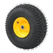 DURAFORCE 15x6.00-6" Turf Saver Tire & Wheel 2 Pcs For Lawn Garden Mower Inflatable Wheel