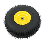 DURAFORCE 15x6.00-6" Turf Saver Tire & Wheel 2 Pcs For Lawn Garden Mower Inflatable Wheel