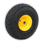 DURAFORCE 15x6.00-6" Turf Saver Tire & Wheel 2 Pcs For Lawn Garden Mower Inflatable Wheel
