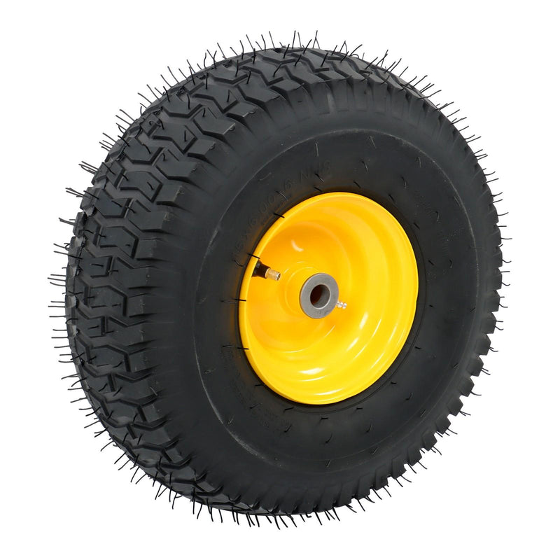 DURAFORCE 15x6.00-6" Turf Saver Tire & Wheel 2 Pcs For Lawn Garden Mower Inflatable Wheel