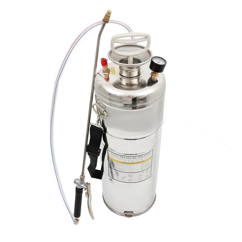 DURAFORCE 3 Gallon Stainless Steel Sprayer 12L Hand Pump Sprayer Garden And Lawn Cleaning
