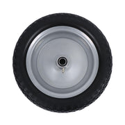 DURAFORCE 2-Pcs 13X5.00-6 Tire & Wheel Flat Free 3.4' Axle Hole For Lawn Mower Solid Tires