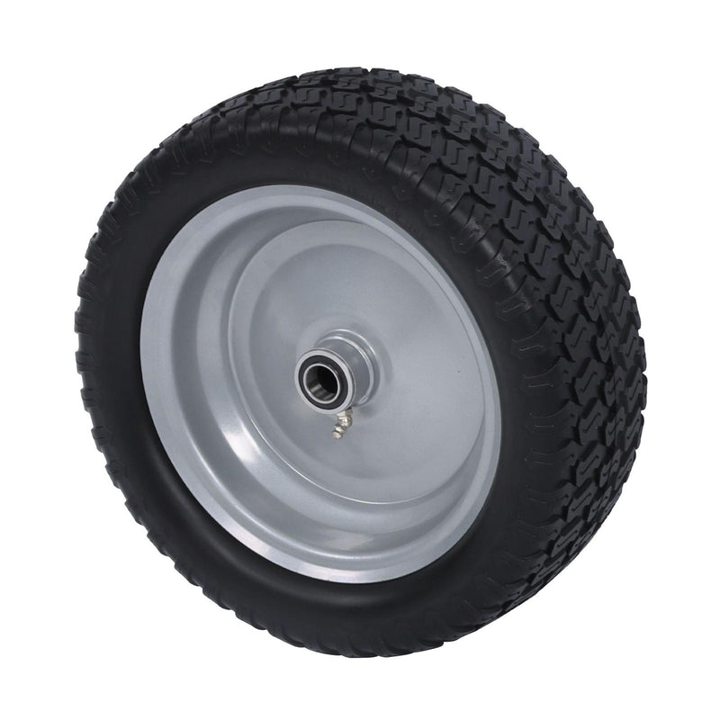 DURAFORCE 2-Pcs 13X5.00-6 Tire & Wheel Flat Free 3.4' Axle Hole For Lawn Mower Solid Tires