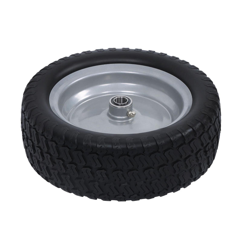 DURAFORCE 2-Pcs 13X5.00-6 Tire & Wheel Flat Free 3.4' Axle Hole For Lawn Mower Solid Tires