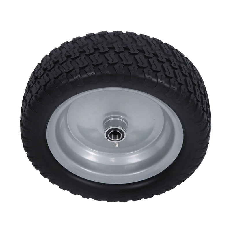 DURAFORCE 2-Pcs 13X5.00-6 Tire & Wheel Flat Free 3.4' Axle Hole For Lawn Mower Solid Tires