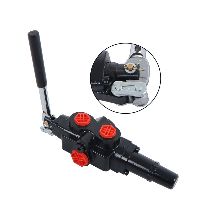 DURAFORCE 25GPM Hydraulic Log Splitter Valve NPT AB1/2” 3500PSI Adjustable Deten