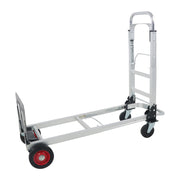 DURAFORCE 2 In 1 400Lbs Hand Truck Folding Dolly Cart Portable Trolley Heavy Duty Aluminum