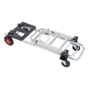 DURAFORCE 2 In 1 400Lbs Hand Truck Folding Dolly Cart Portable Trolley Heavy Duty Aluminum