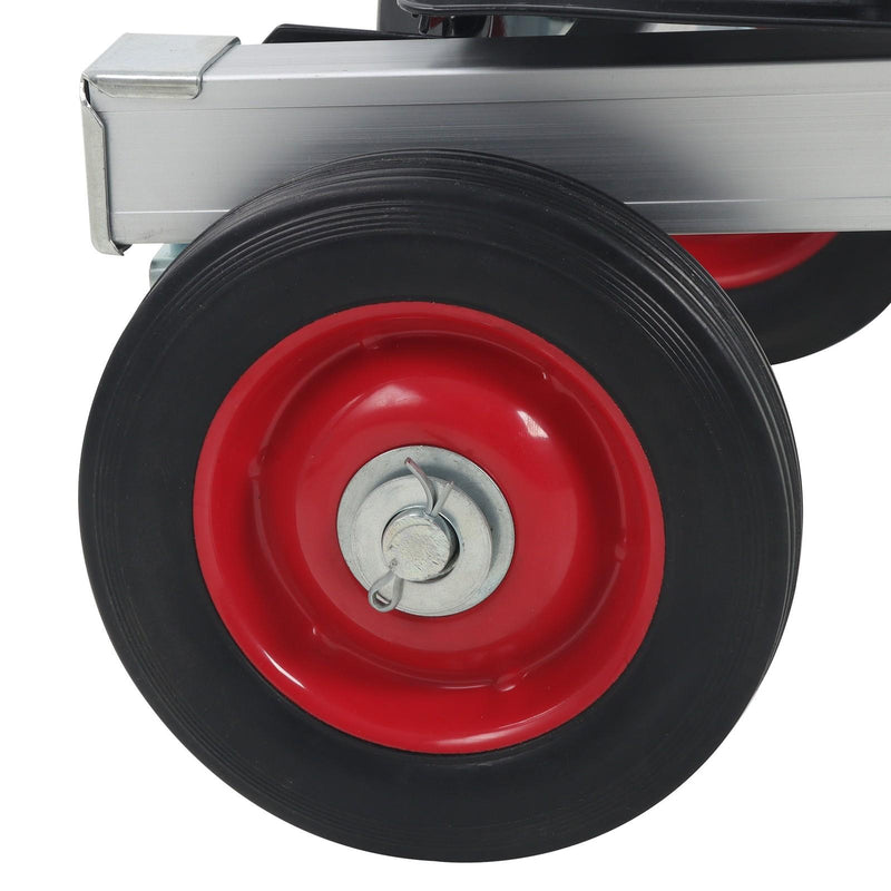 DURAFORCE 2 In 1 400Lbs Hand Truck Folding Dolly Cart Portable Trolley Heavy Duty Aluminum