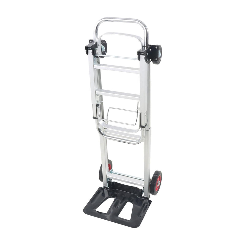 DURAFORCE 2 In 1 400Lbs Hand Truck Folding Dolly Cart Portable Trolley Heavy Duty Aluminum