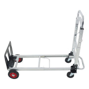 DURAFORCE 2 In 1 400Lbs Hand Truck Folding Dolly Cart Portable Trolley Heavy Duty Aluminum