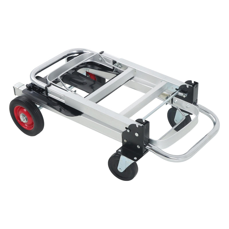 DURAFORCE 2 In 1 400Lbs Hand Truck Folding Dolly Cart Portable Trolley Heavy Duty Aluminum