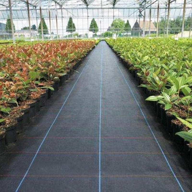 DURAFORCE Woven Ground Weed Cover 3.2 Ounce Landscape Weed Barrier Fabric 6FT × 300FT
