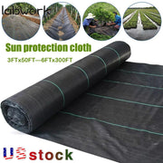 DURAFORCE Woven Ground Weed Cover 3.2 Ounce Landscape Weed Barrier Fabric 6FT × 300FT