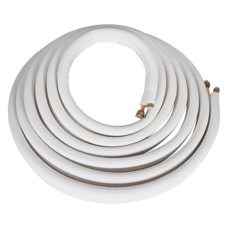 DURAFORCE White 1/4" - 3/8" Dia. 25 Feet Install Kit For Mini Split Heat Pump Systems