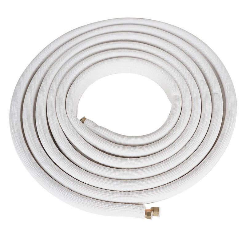 DURAFORCE White 1/4" - 3/8" Dia. 25 Feet Install Kit For Mini Split Heat Pump Systems