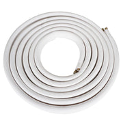 DURAFORCE White 1/4" - 3/8" Dia. 25 Feet Install Kit For Mini Split Heat Pump Systems