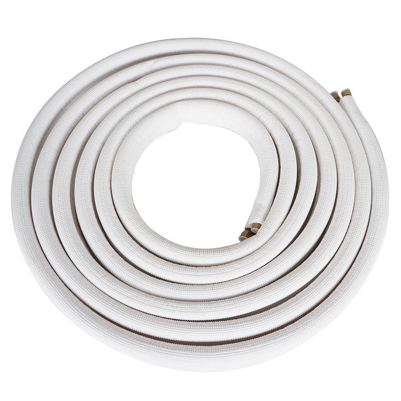 DURAFORCE White 1/4" - 3/8" Dia. 25 Feet Install Kit For Mini Split Heat Pump Systems