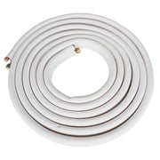 DURAFORCE White 1/4" - 3/8" Dia. 25 Feet Install Kit For Mini Split Heat Pump Systems