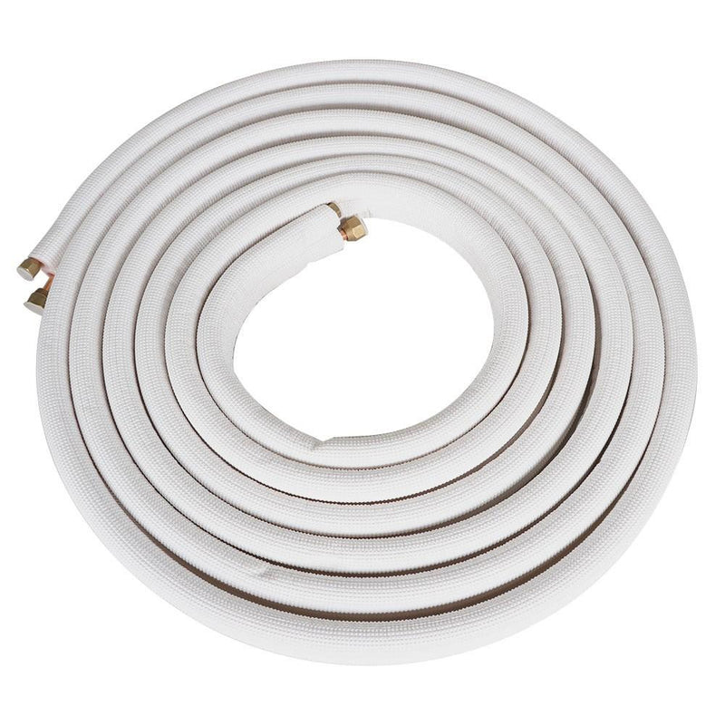 DURAFORCE White 1/4" - 3/8" Dia. 25 Feet Install Kit For Mini Split Heat Pump Systems