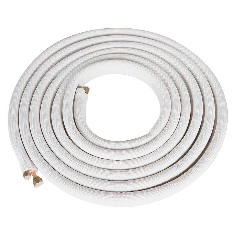 DURAFORCE White 1/4" - 3/8" Dia. 25 Feet Install Kit For Mini Split Heat Pump Systems