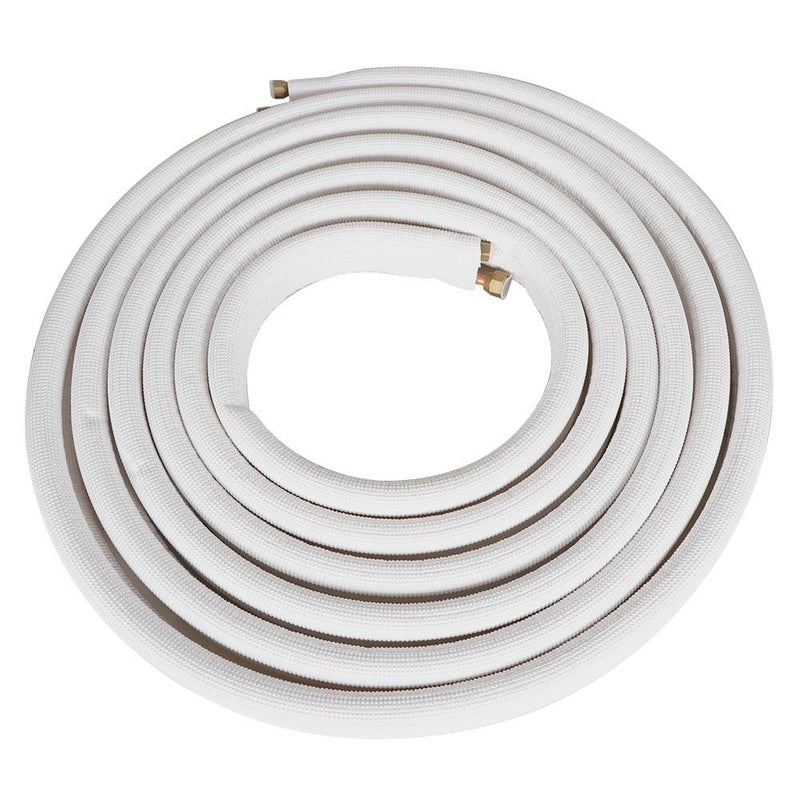 DURAFORCE White 1/4" - 3/8" Dia. 25 Feet Install Kit For Mini Split Heat Pump Systems