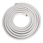 DURAFORCE White 1/4" - 3/8" Dia. 25 Feet Install Kit For Mini Split Heat Pump Systems