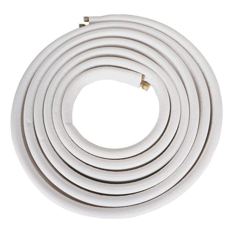 DURAFORCE White 1/4" - 3/8" Dia. 25 Feet Install Kit For Mini Split Heat Pump Systems