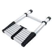 DURAFORCE 8.5ft 2.6M Aluminum Telescopic Ladder Heavy Duty Folding Extension Step Ladder